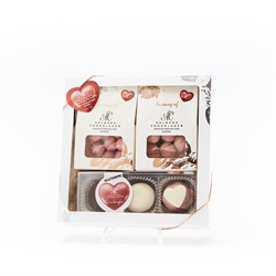 Gaveæske med romkugler og dragée